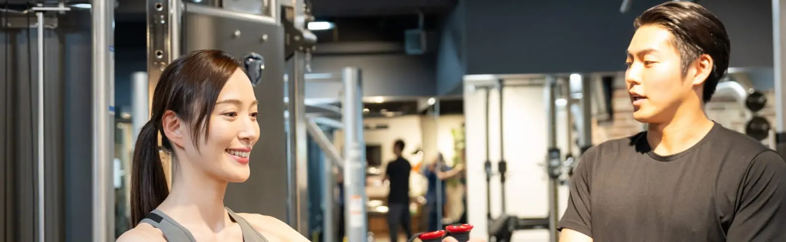 パーソナルレッスンをしている様子