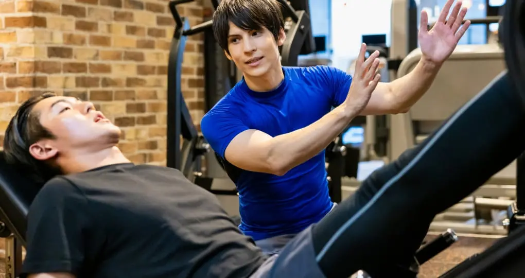 パーソナルレッスンをしている様子