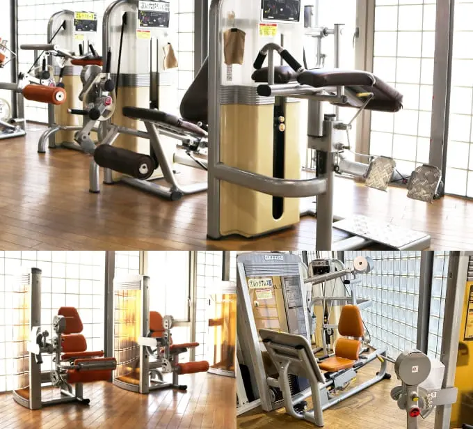 筋力トレーニングの機械