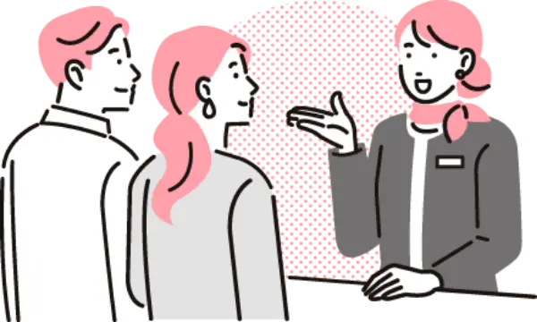 入会をご案内するイメージイラスト