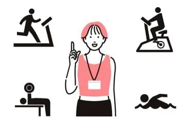 見学をご案内する様子
