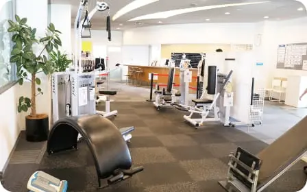 ストレッチをしている様子