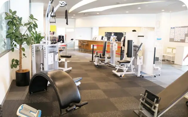 ストレッチエリアの写真